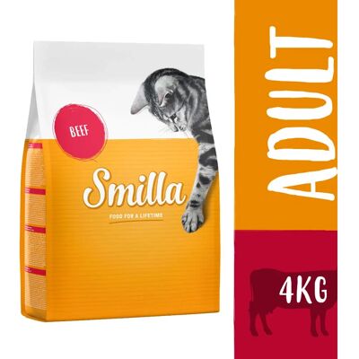Karma dla kotów Smilla - Dorosłe Wołowina, Bez zbóż, 10kg Karma dla kotów Smilla - Dorosłe Wołowina, Bez zbóż, 10kg