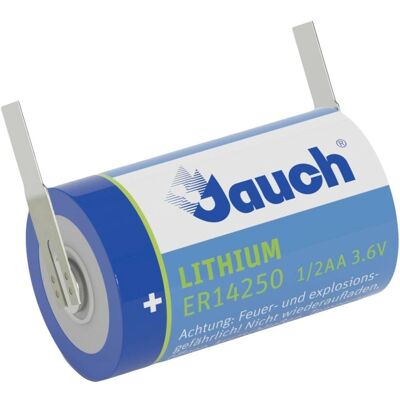 Pile au lithium Jauch ER 14250J-T - 1/2 AA U-Forme - 3,6 V - Publicité Pile au lithium Jauch ER 14250J-T - 1/2 AA U-Forme - 3,6 V - Publicité