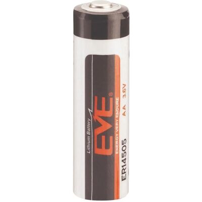 EVE ER14505 AA Size 2600mAh Lithium Battery Cell - 3.6V EVE ER14505 AA Size 2600mAh Lithium Battery Cell - 3.6V