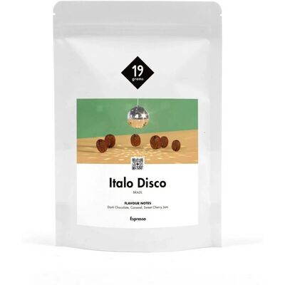 19grams Italo Disco Espresso - 250 g Ganze Bohne - Intensität 5/6 19grams Italo Disco Espresso - 250 g Ganze Bohne - Intensität 5/6