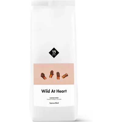 19grams Wild at Heart Espresso - 1 kg Hele Bonen - Intensiteit: 4/6 19grams Wild at Heart Espresso - 1 kg Hele Bonen - Intensiteit: 4/6