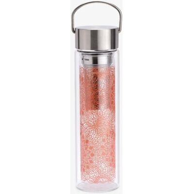 Eigenart Mandala Doppelwandige Glasflasche - Warm & Kalt Getränke Eigenart Mandala Doppelwandige Glasflasche - Warm & Kalt Getränke