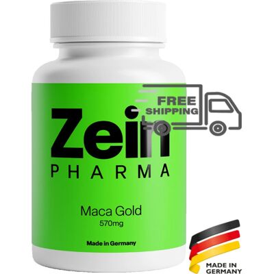 ZeinPharma Maca Gold - Integratori vegani per energia e immunità ZeinPharma Maca Gold - Integratori vegani per energia e immunità