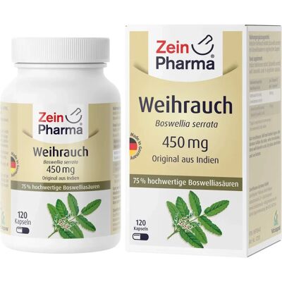 ZeinPharma Weihrauch 450mg - Nahrungsergänzung Entzündungshemmend ZeinPharma Weihrauch 450mg - Nahrungsergänzung Entzündungshemmend