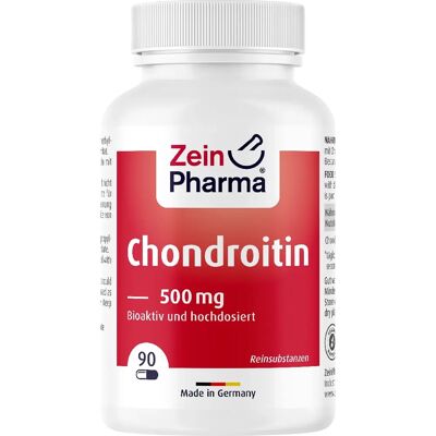 Zein Pharma Chondroitin 500mg 90 Capsules - Supplement Zein Pharma Chondroitin 500mg 90 Capsules - Supplement