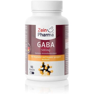 Zein Pharma GABA 500mg - Apoyo al sistema nervioso Zein Pharma GABA 500mg - Apoyo al sistema nervioso