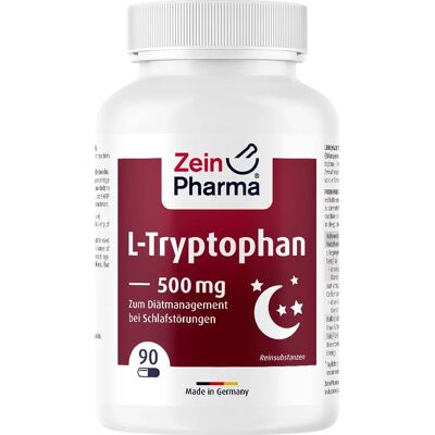 Zein Pharma L-Tryptophan 500 mg - Schlafhilfe Zein Pharma L-Tryptophan 500 mg - Schlafhilfe