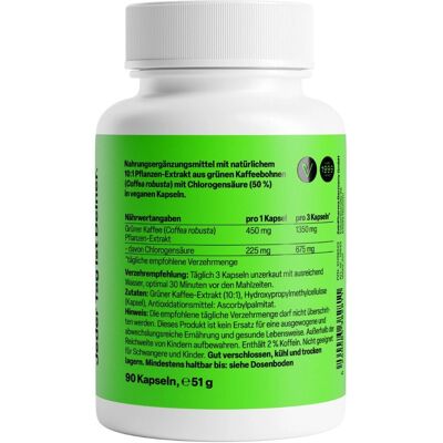 ZeinPharma Grüner Kaffee Extrakt 450mg Nahrungsergänzung - Gewichtsverlust ZeinPharma Grüner Kaffee Extrakt 450mg Nahrungsergänzung - Gewichtsverlust