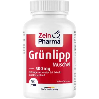Zein Pharma Grünlippmuschel - 90 Kapseln - Nahrungsergänzung Zein Pharma Grünlippmuschel - 90 Kapseln - Nahrungsergänzung