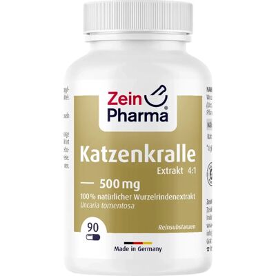 Zein Pharma Katzenkralle 500mg - Naturheilmittel Zein Pharma Katzenkralle 500mg - Naturheilmittel