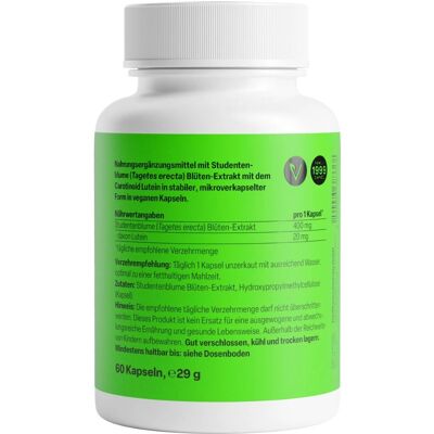 ZeinPharma Luteína 20 mg Cápsulas Vegetales Microencapsuladas ZeinPharma Luteína 20 mg Cápsulas Vegetales Microencapsuladas