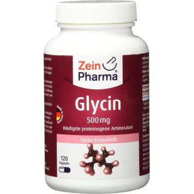 Zein Pharma L-Glycine 500 mg - Supplement Zein Pharma L-Glycine 500 mg - Supplement