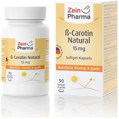 ZeinPharma Beta Carotin Natural 15mg Nahrungsergänzungsmittel Antioxidative Wirkung ZeinPharma Beta Carotin Natural 15mg Nahrungsergänzungsmittel Antioxidative Wirkung