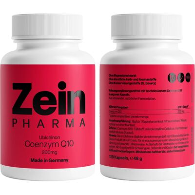 ZeinPharma Coenzym Q10 Forte 200 mg - Nahrungsergänzung ZeinPharma Coenzym Q10 Forte 200 mg - Nahrungsergänzung