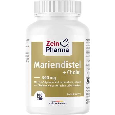 Zein Pharma Mariendistel + Cholin - Leberunterstützung Zein Pharma Mariendistel + Cholin - Leberunterstützung