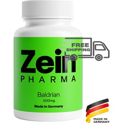 ZeinPharma Baldrian 500mg - Kräuterergänzung ZeinPharma Baldrian 500mg - Kräuterergänzung