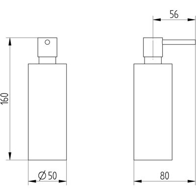Avenarius Seifenspender - Standmodell - Universal Serie - 150 ml Avenarius Seifenspender - Standmodell - Universal Serie - 150 ml