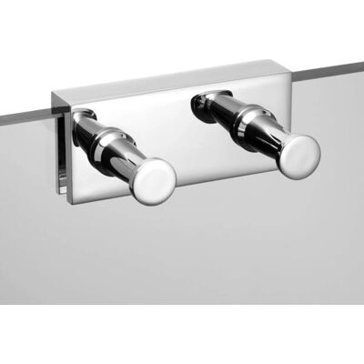 Avenarius Hakenleiste 2-fach für Duschabtrennung - Universal Serie Avenarius Hakenleiste 2-fach für Duschabtrennung - Universal Serie