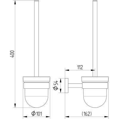 Avenarius Serie 200 Toiletborstelset - Handgreep 28cm Avenarius Serie 200 Toiletborstelset - Handgreep 28cm