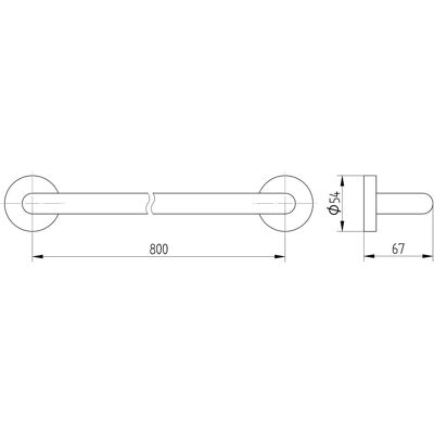 Avenarius Serie 200 Badetuchhalter - Badetuchhalter Avenarius Serie 200 Badetuchhalter - Badetuchhalter