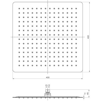 Avenarius Regenbrause 400 x 400 mm - Dusche Avenarius Regenbrause 400 x 400 mm - Dusche