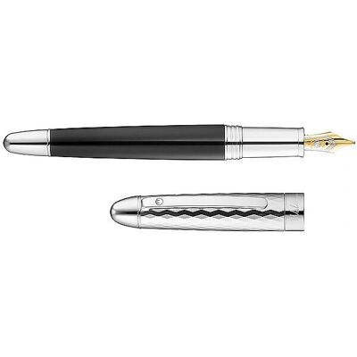 Waldmann Füllfederhalter - Edelstahl, Iridium Spitze, Mittel, Keine Farbe - Füllfederhalter Waldmann Füllfederhalter - Edelstahl, Iridium Spitze, Mittel, Keine Farbe - Füllfederhalter