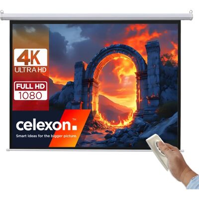 Écran de projection électrique Celexon Basic - Cinéma maison, Présentation, École Écran de projection électrique Celexon Basic - Cinéma maison, Présentation, École