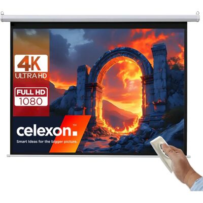 Celexon 200x150cm Elektrisches Motorprojektionsschirm - 4K kompatibel Celexon 200x150cm Elektrisches Motorprojektionsschirm - 4K kompatibel