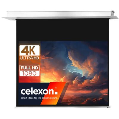 Celexon Weiß Elektrische Einbaubleinwand - 160x120cm - für 4K Inhalte Celexon Weiß Elektrische Einbaubleinwand - 160x120cm - für 4K Inhalte