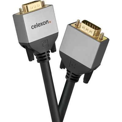 Câble VGA Celexon 1000015566 - Ligne Professionnelle - Publicité Câble VGA Celexon 1000015566 - Ligne Professionnelle - Publicité