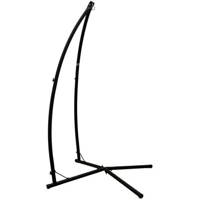 Support noir Amanka pour chaise suspendue 215cm - Support pour balançoire, cadre en acier - Publicité Support noir Amanka pour chaise suspendue 215cm - Support pour balançoire, cadre en acier - Publicité