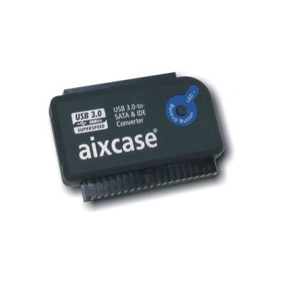 Aixcase Blackline AIX-BLUSB3SI-PS - SATA USB Adapter - 3TB Unterstützung Aixcase Blackline AIX-BLUSB3SI-PS - SATA USB Adapter - 3TB Unterstützung