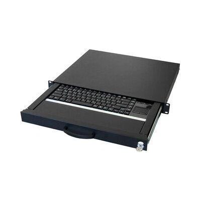 aixcase AIX-19K1UKUSTP-B - US Tastatur, Touchpad, 2m USB - Rackmontage aixcase AIX-19K1UKUSTP-B - US Tastatur, Touchpad, 2m USB - Rackmontage