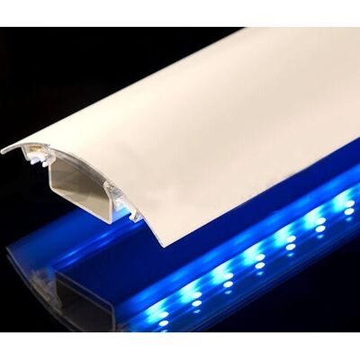 Alunovo WE90-050 Canalina passacavi - Blanc - 500mm x 80mm x 20mm - Publicité Alunovo WE90-050 Canalina passacavi - Blanc - 500mm x 80mm x 20mm - Publicité