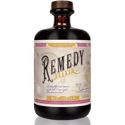 Remedy Elixir Rum Likör - Panama 7J, Vanille, Karamell, Orange Remedy Elixir Rum Likör - Panama 7J, Vanille, Karamell, Orange