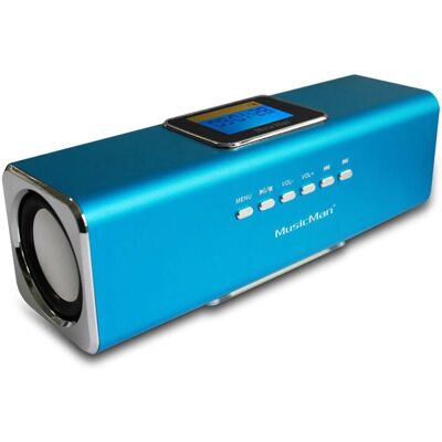 MusicMan TXX3548 Blue Portable Soundstation - Stereo, MP3, Radio MusicMan TXX3548 Blue Portable Soundstation - Stereo, MP3, Radio