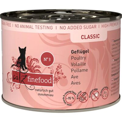 Catz finefood Can Drób - Mokra karma dla kotów Catz finefood Can Drób - Mokra karma dla kotów
