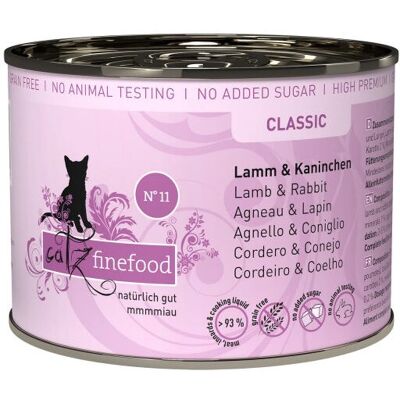 Catz finefood 11 Jagnięcina & Królik - Karma dla kota Catz finefood 11 Jagnięcina & Królik - Karma dla kota