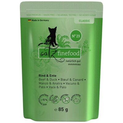 Catz finefood Classic No.23 Rind & Ente - Cat Food Catz finefood Classic No.23 Rind & Ente - Cat Food