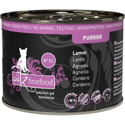 Catz Finefood Purrrr 12 x 200g Kattsnack - Känslig & Glutenfri Catz Finefood Purrrr 12 x 200g Kattsnack - Känslig & Glutenfri