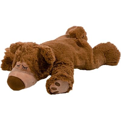 Greenlife Chauffe-corps - Ours Endormi Marron - Peluche Douce - Publicité Greenlife Chauffe-corps - Ours Endormi Marron - Peluche Douce - Publicité