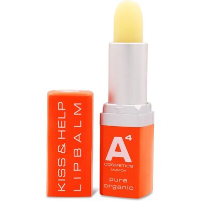 A4 Cosmetics Kiss & Help Lipbalm - Lip Balm - Neutral, Weiss - Hydrating A4 Cosmetics Kiss & Help Lipbalm - Lip Balm - Neutral, Weiss - Hydrating