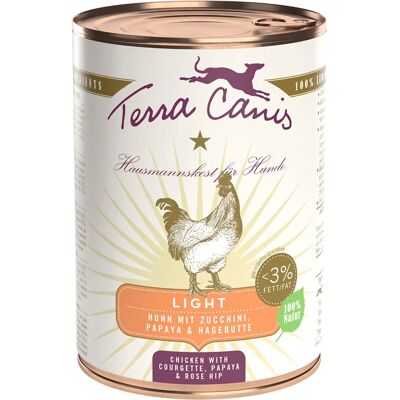 Terra Canis - Light Huhn Zucchini Papaya - Pollo - Verdure - Cibo per cani Terra Canis - Light Huhn Zucchini Papaya - Pollo - Verdure - Cibo per cani
