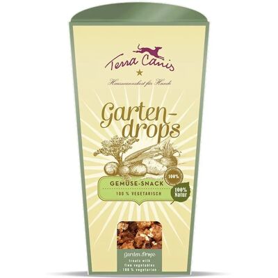 Terra Canis Gartendrops - Biscuits végétariens pour chiens - 6 x 250 g - Publicité Terra Canis Gartendrops - Biscuits végétariens pour chiens - 6 x 250 g - Publicité