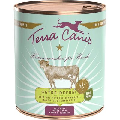 Terra Canis Comida húmeda de ternera para perros - Natural y sin cereales Terra Canis Comida húmeda de ternera para perros - Natural y sin cereales