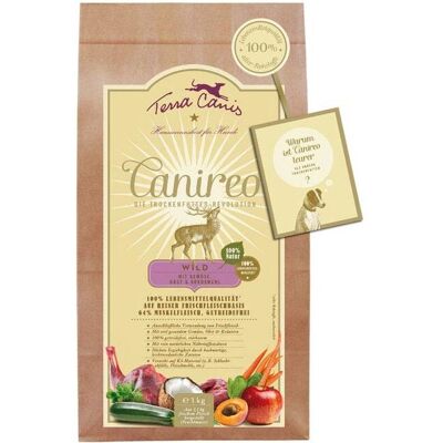 Terra Canis Canireo Wild Nourriture Chien - Sans Céréales - 1kg - Publicité Terra Canis Canireo Wild Nourriture Chien - Sans Céréales - 1kg - Publicité