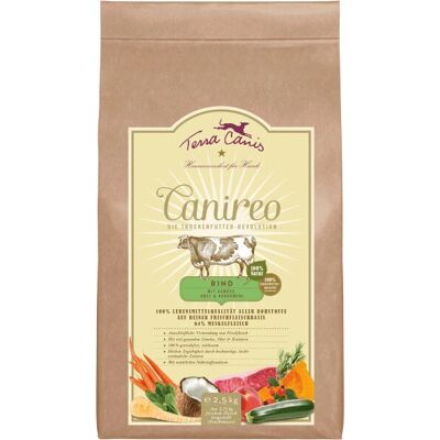 Nourriture sèche pour chiens Terra Canis au bœuf sans céréales - 2,5kg - Adulte - Publicité Nourriture sèche pour chiens Terra Canis au bœuf sans céréales - 2,5kg - Adulte - Publicité