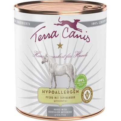 Comida húmeda hipoalergénica para perros Terra Canis - Caballo y verduras - 800 g Comida húmeda hipoalergénica para perros Terra Canis - Caballo y verduras - 800 g