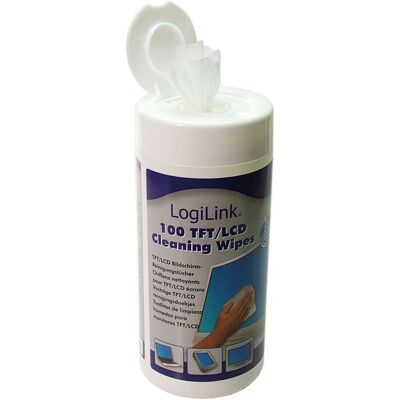 LogiLink Screen Cleaning Wipes - 100 Units LogiLink Screen Cleaning Wipes - 100 Units