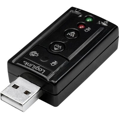 LOGILINK UA0078 Külső USB hangkártya 7.1 Virtuális Surround LOGILINK UA0078 Külső USB hangkártya 7.1 Virtuális Surround